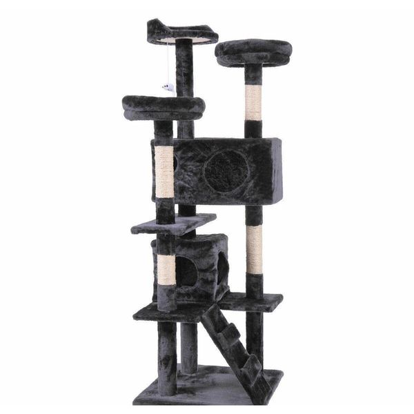 

60" cat tree tower condo furniture scratching post pet kit qylgsg new_dhbest