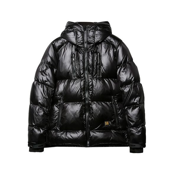 

2021 new winter coat male thick jacket down jackets with parka hat manteau homme kj920 wljs, Black