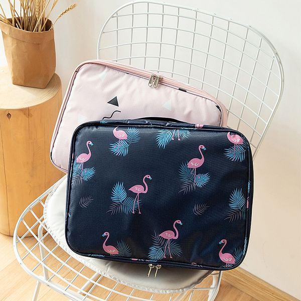 

men's multifunction document organizer bag women's home credentials storage package travel waterproof briefcase accessories item