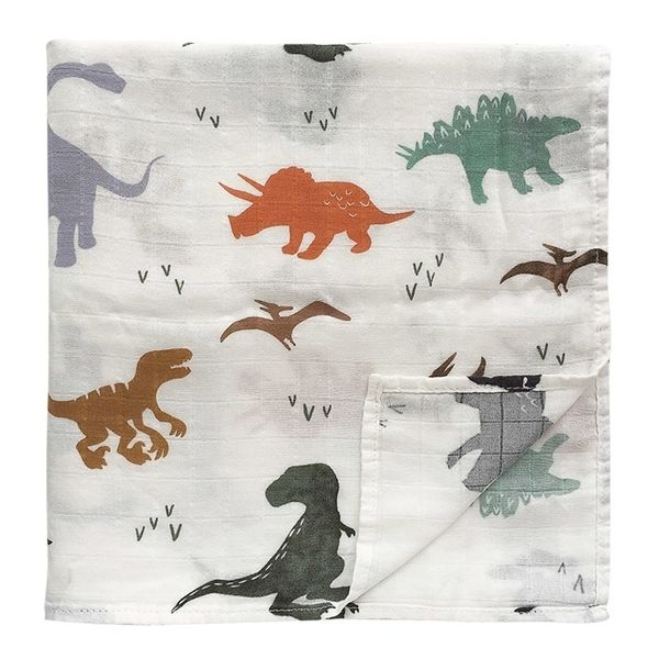 

bamboo cotton baby swaddle wrap soft bamboo cotton blanket for baby stroller use baby blanket 120*120cm y200109