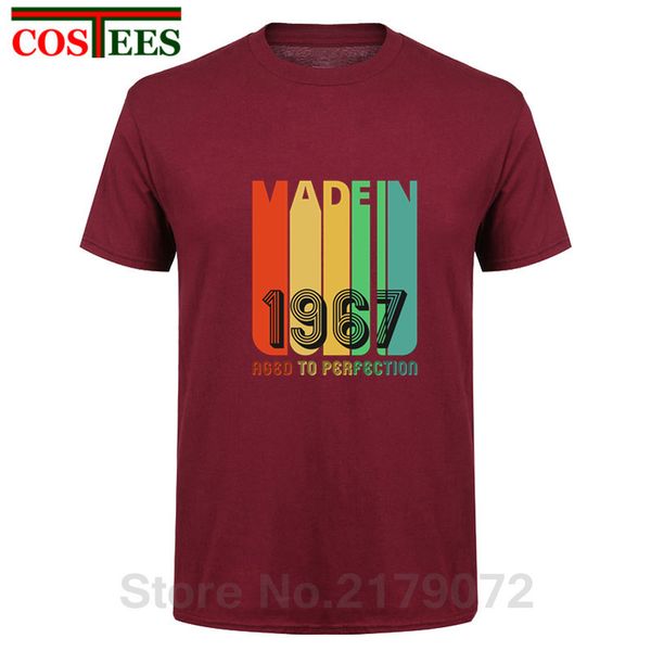 

спорт retro сделано в 1967 майке мужчин vintage возраста до совершенства 1967 дня рождения t-рубашки отца дня благодарения лучшего подарок б