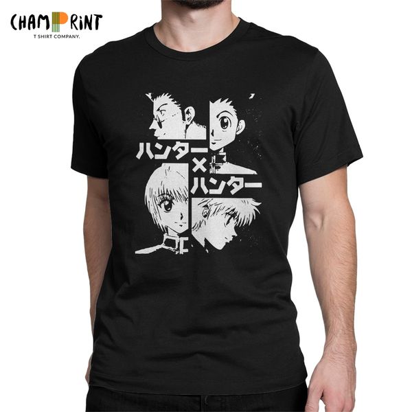 

men the hunters fashion tees hunter x hunter killua zoldyck hxh anime round neck birthday gift sport hooded sweatshirt hoodie men t shirt