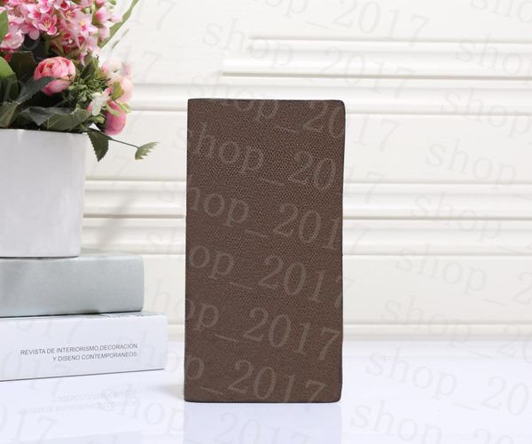 

hh 2021 fashion designers wallets long credit card holder classic leather purse folded notes and receipts bag wallet purse62665, Red;black