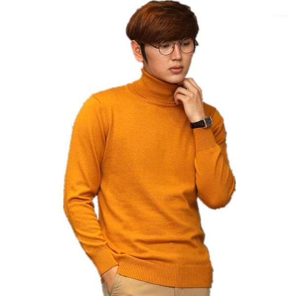 

pure color cashmere turtleneck men's sweaters high collar male knitted cashmere sweater loose pullover men turtleneck sweater1, White;black