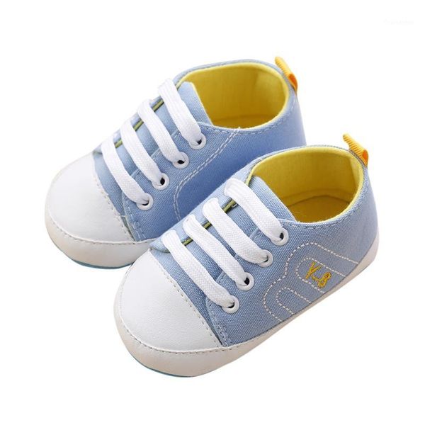 

baby boy girl prewalkers newborn toddler slip-on crib canvas shoes casual infant soft soled sneakers1