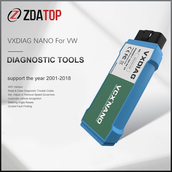 

diagnostic tool forvw read & clear diagnostic trouble codes support the year 2001-2020 steering angle resets