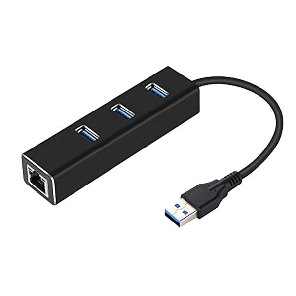 

usb3.0hub + gigabit network card hub high speed ethernet quick sync supports 10, 100 and 1000 mbps connectivity usb c hub rj45