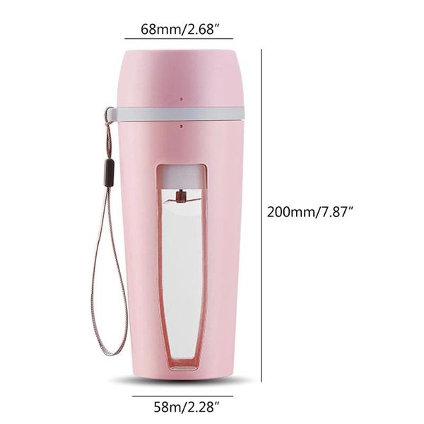 

400ml portable juicer cup electric usb rechargeable fruit blender machine mixer