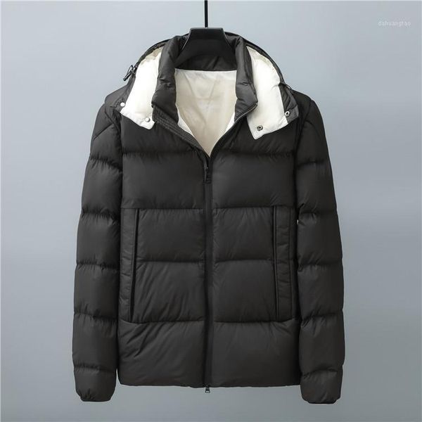 

king of new fund of 2020 autumn winters ji high-end men's down jacket lovers fashion joker down coat1, Black