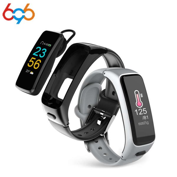 

smart bracelet by51 bluetooth 696, sports watch 2 in 1 heart rate and blood prsure control