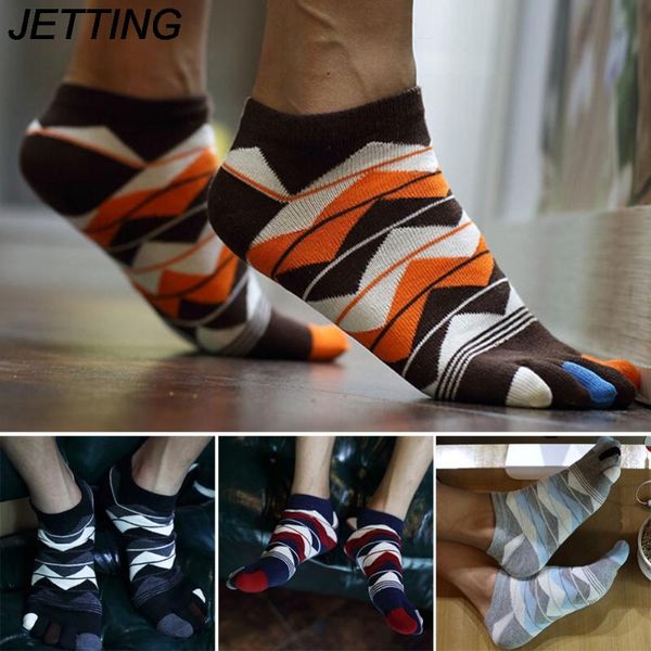 

sports socks 1pair five finger men's women's toe men accessories cotton, Black