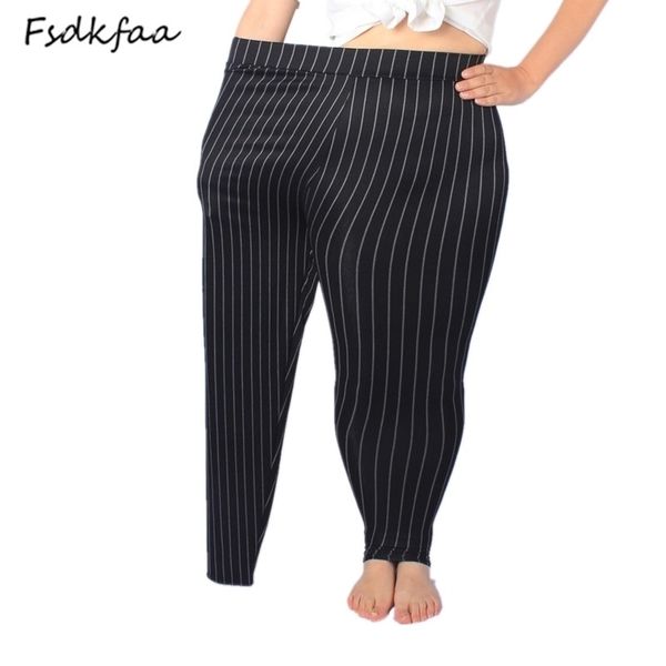 

women high elastic thin faux leather leggings large size -5xl imitation leather pants skinny shiny black plus leggings 201203