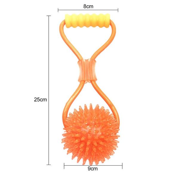 

1 шт. мягкая резиновая собака игрушка мяч укус утесывает большие собаки игрушки интерактивные эластичные струны тянуть тренировочные игрушки