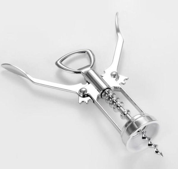 

wine beer bottle opener stainless steel metal strong pressure wing corkscrew grape opener kitchen dining ba bbyich packing2010
