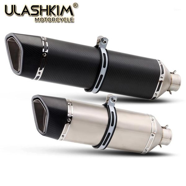 

exhaust pipe universal motorcycle modified 570mm displacement carbon fiber straight 51mm z1000 z800 tmax530 r25 tmax5001