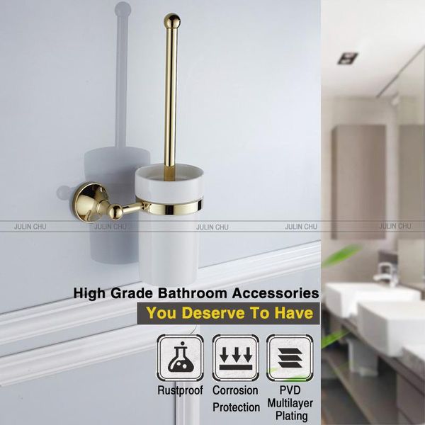 

золото ванной оборудование набор wc щеткодержателя туалет бумажные полотенца держатели полка двустенных крючки душ шампунь мыльница sqccdy h