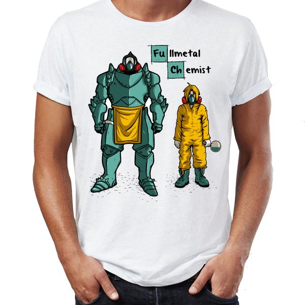 

men's t shirt breaking bad full metal chemist alchemist artsy awesome artwork printed tee sport hooded sweatshirt hoodie