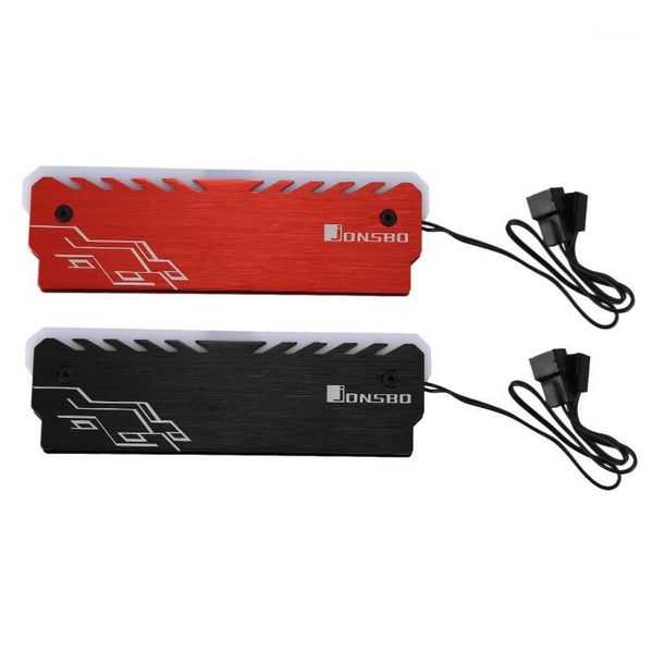 

rams 1pcs nc-1 aluminum ram heatsink cooler rgb addressable memory gdr chipset cooling vest1