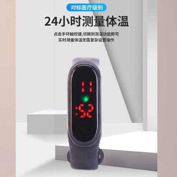 

intelligent a8 bracelet for adults and children v8 temperature measuring