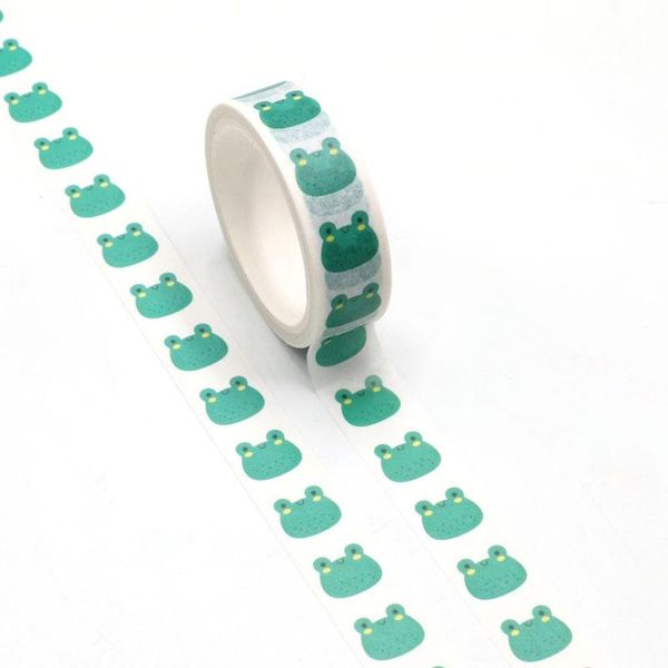 

5pieces/lot 1pc cute frogs washi tape scrapbooking tool adhesive masking tape p album decorative washi tape stationery school suppl 2016