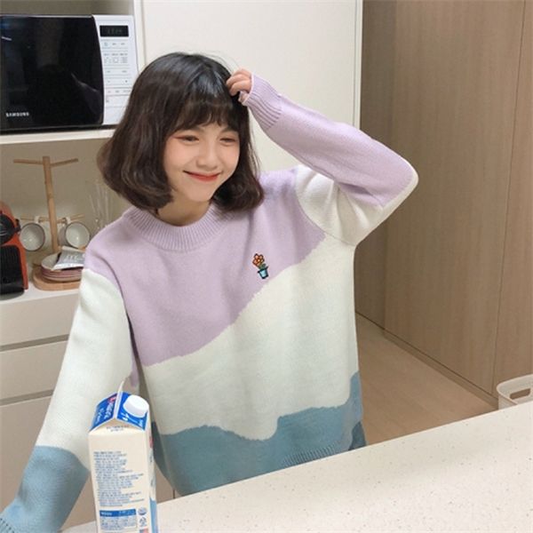 

women knitted sweater autumn winter female thick warm sweaters and pullovers womens (f1421) c1015, White;black