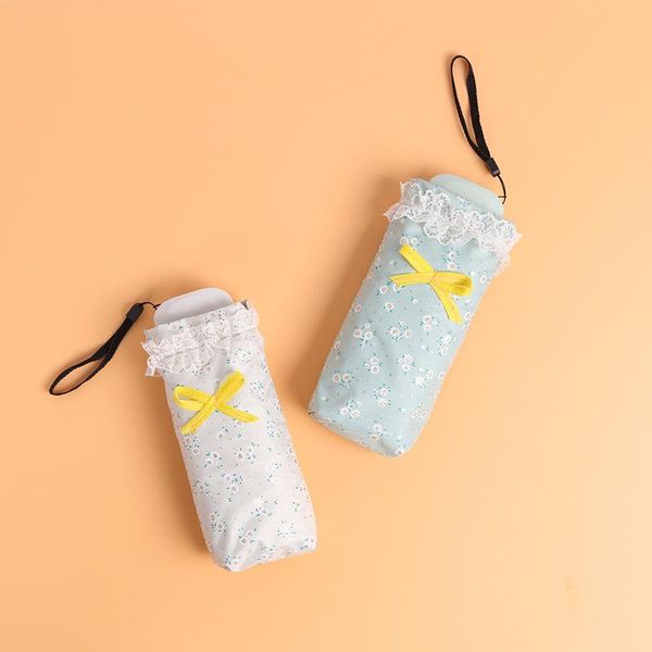 

women floral rain umbrella ultra thin light mini pockets umbrella small 5 folding kid umbrella sun rain gear parasol bbydln bwkf