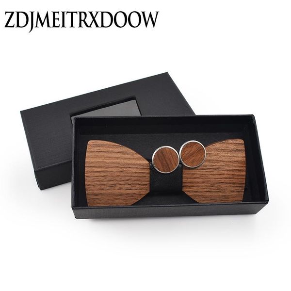 

мужчины вуд боути запонки установить марка бизнес деревянный bow tie галстуки запонки для венчания groom fliege pajarita, Blue;purple