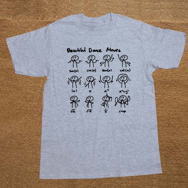 

sport new brand clothing round neck maths mathematics beautiful dance moves men's t-shirt designer boyfriend short sleeve t shirt