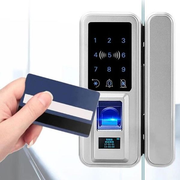 

fingerprint access control smart electronic door password swipe remote lock
