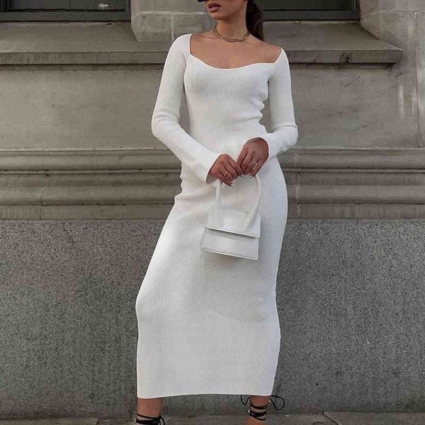 

casual dresses off shoulder knitted sweater dress women party bodycon autumn winter slim high street stretchy clothing, Black;gray