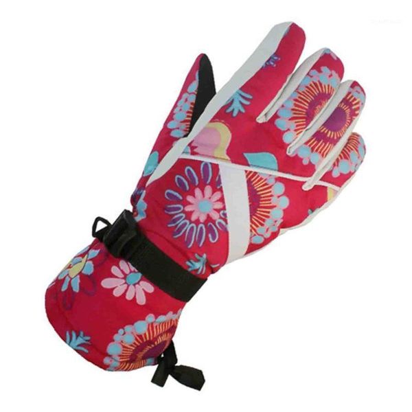 

women's touch screen ski gloves ski outdoor winter riding windproof warm girls mobile phone sliding screen thick gloves1