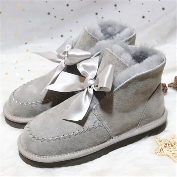 

comfortable women boots classic winter boots fashion warm brand genuine leather snow boots for woman shoes botas mujer 201021, Black