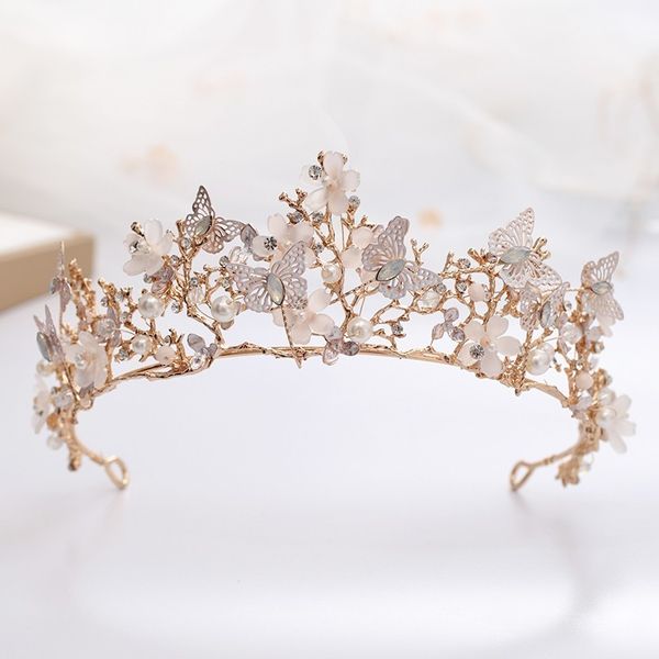 

headdress bride wedding jewelry hat 18 ceremony girl net red hair crown, Silver