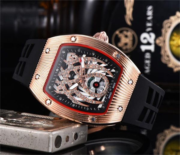 

womens luxe wrist watches sapphire multi-function stainless steel dial silicone watch band waterproof casual sports watch, Slivery;brown