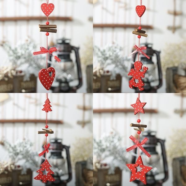 

swvx5 zicheng new love wave christmas wooden creative pendant christmas point tree love angel wood pendant dxjk6