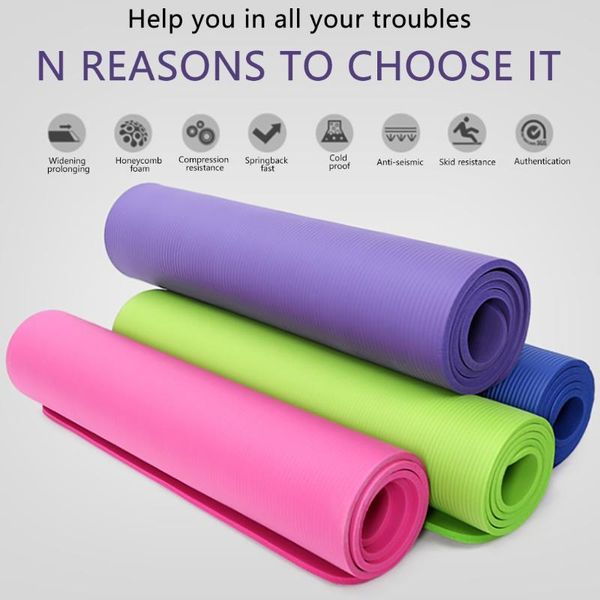 

gymnastics mats yoga mat classic pro yoga mat tpe non slip fitness exercise pilates fitness training pad workout cushion pad