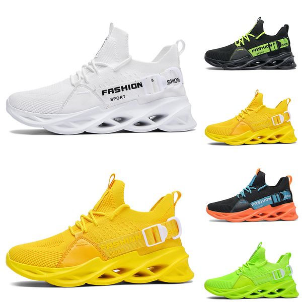 

ale non-brand outdoor men running shoes triple white black green orange yellow mens fashion sports sneakers szie 40-47