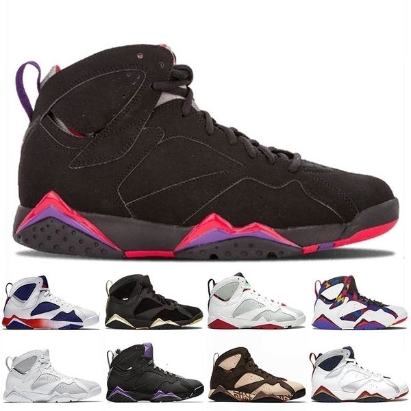 

shoes gmp fashion basketball raptros patta jumpman 7s tinker alternate olympic french blue pure money mens trainers sports sneakers mvbm, Black