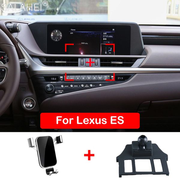

car mobile adjustable air vent mount for lexus es 200 260 300h 350 gps cell phone holder stand accessories