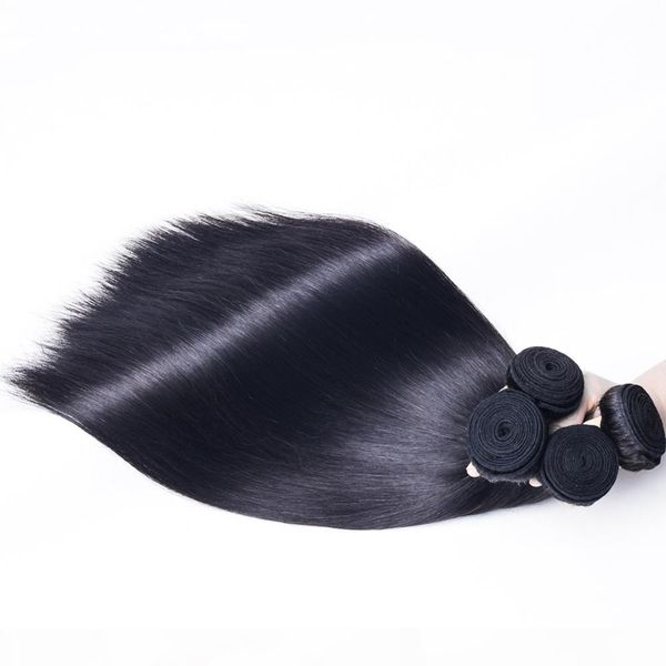 

8a brazilian virgin hair bundles straight natural black unprocessed remy human hair weave peruvian indian malaysian hair extensions