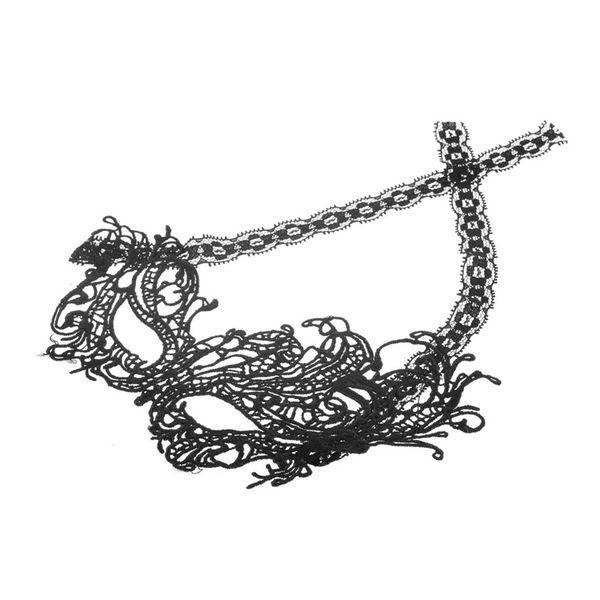 

newwomen lady black halloween lace masquerade cutout eye mask costumes accessories