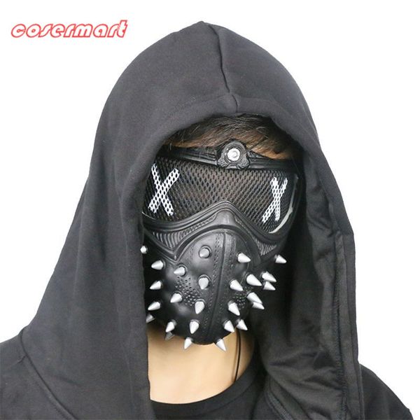 

game cosplay watch dogs 2 wrench holloway casual tangerine mask halloween party prop 1007