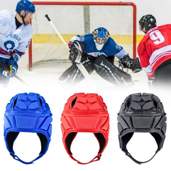

ski helmets four sizes breathable cycling head guard eva sponge adjustable lace sports headgear football rugby goalkeeper