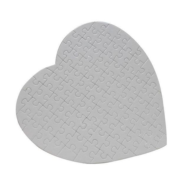 

diy heart shaped sublimation puzzles blank pearl jigsaw puzzle wedding birthday valentine's day party favor gift hhb2419