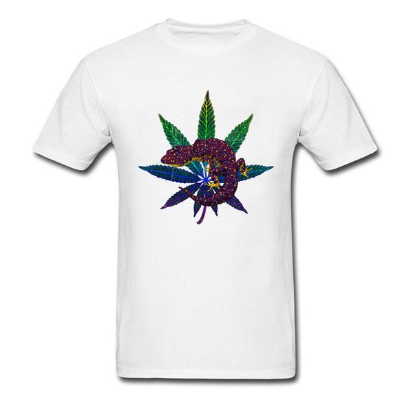 

2018 art design gecko & leaf print men white t shirt t-shirts wholesale summer short sleeve tees sport hooded sweatshirt hoodie