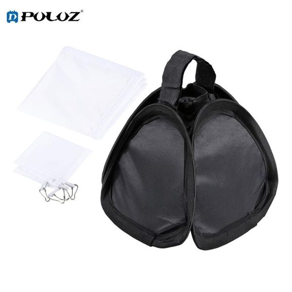 

puluz 23x23cm portable foldable flash lightsphere universal softboxes for perfect camera pgraph uniform exposure pvc, nylon