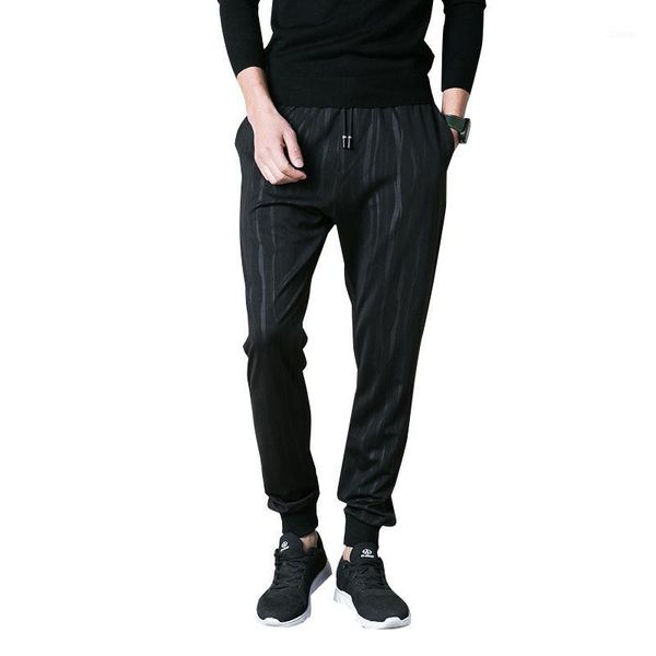 

men's pants summer mens casual soft sweatpants men joggers fashion black harem trousers1