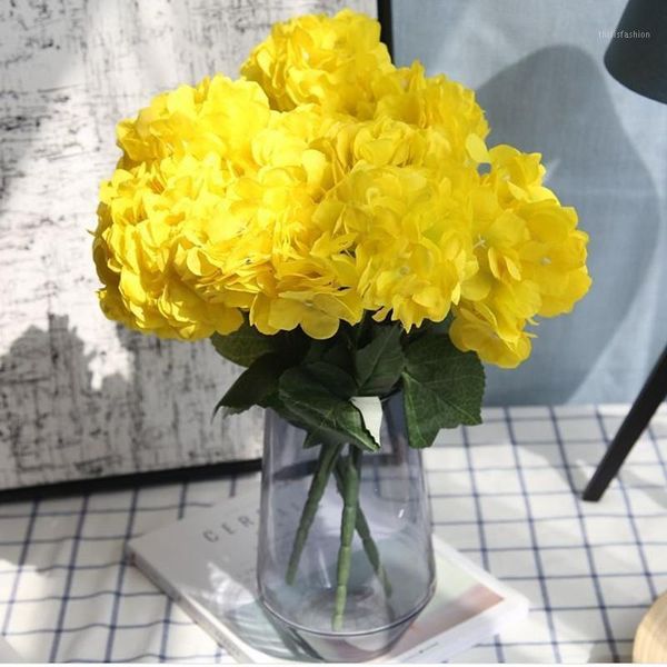 

hydrangea flower imitation flower wedding silk flowers wholesale manufacturers1