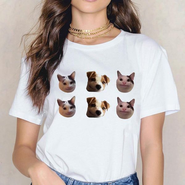 

кошка футболка harajuku мультфильм эстетик ulzzang мода футболки футболки tee женская лучшая футболка забавные корейский женские топы, White