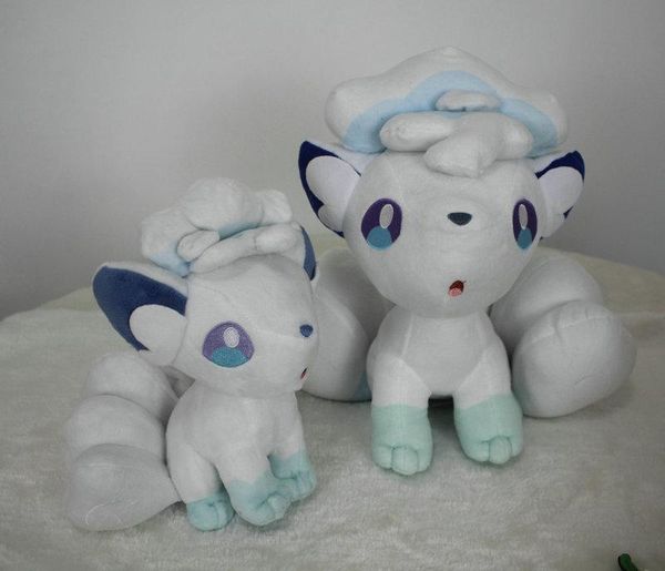 

высокое качество 100% хлопок 8inch 20см солнце и луна алола vulpix плюшевых кукол чучел животных игрушки праздник подарки для детей